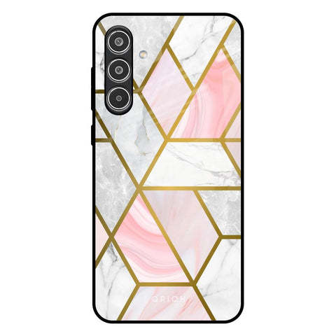 Geometrical Marble Glossy Case for Samsung Galaxy A56 5G