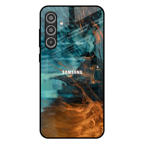 Golden Splash Glossy Case for Samsung Galaxy A56 5G