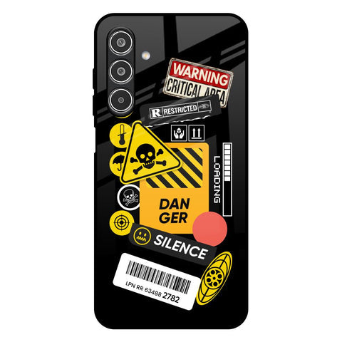 Danger Signs Glossy Case for Samsung Galaxy A26 5G
