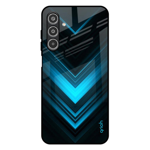 Vertical Blue Arrow Glossy Case For Samsung Galaxy A26 5G