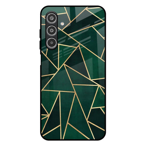 Abstract Green Glossy Case For Samsung Galaxy A26 5G