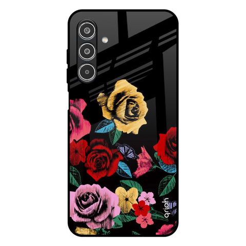 Floral Decorative Glossy Case For Samsung Galaxy A26 5G