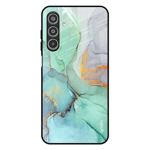 Green Marble Glossy Case for Samsung Galaxy A26 5G