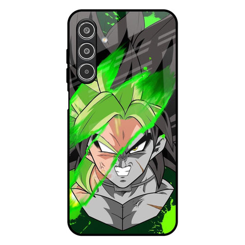 Anime Green Splash Glossy Case for Samsung Galaxy A26 5G