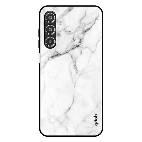 Modern White Marble Glossy Case for Samsung Galaxy A26 5G