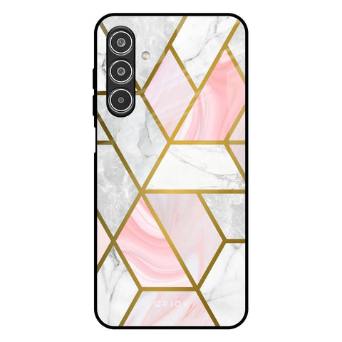 Geometrical Marble Glossy Case for Samsung Galaxy A26 5G