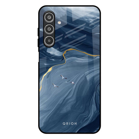 Deep Ocean Marble Glossy Case for Samsung Galaxy A26 5G