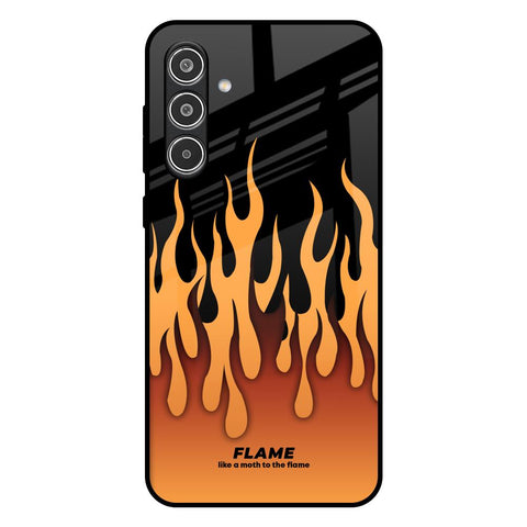 Fire Flame Glossy Case for Samsung Galaxy A36 5G