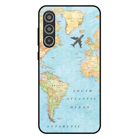 Travel Map Glossy Case for Samsung Galaxy A36 5G