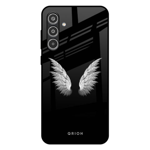 White Angel Wings Glossy Case for Samsung Galaxy A36 5G