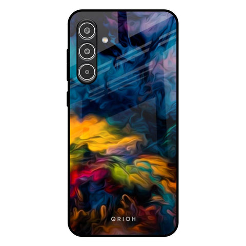 Multicolor Oil Painting Glossy Case for Samsung Galaxy A36 5G