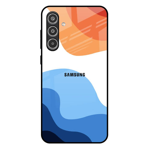 Wavy Color Pattern Glossy Case for Samsung Galaxy A36 5G