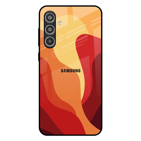 Magma Color Pattern Glossy Case for Samsung Galaxy A36 5G
