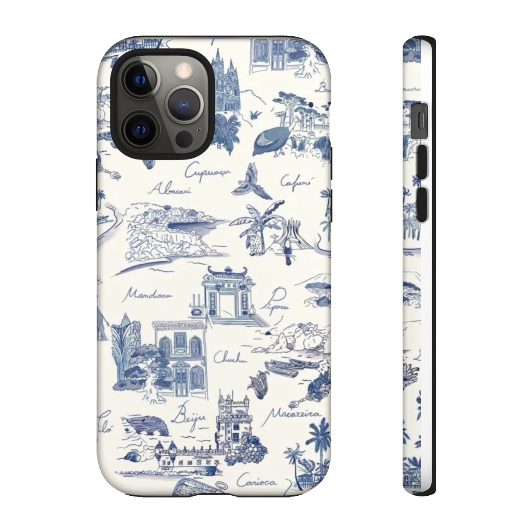 Crimson Bloom Tough Case  Available For All iPhone Models