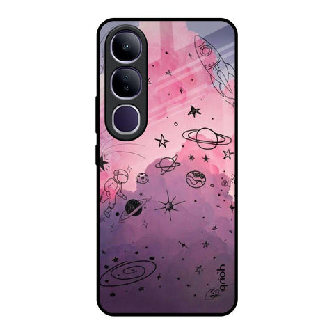 Space Doodles Glossy Case for Vivo Y300 5G