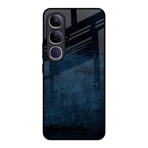Dark Blue Grunge Glossy Case for Vivo Y300 5G