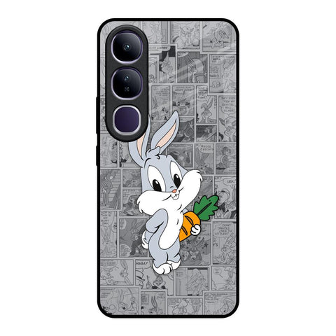 Cute Baby Bunny Glossy Case for Vivo Y300 5G