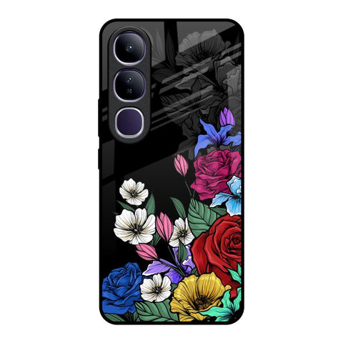 Rose Flower Bunch Art Glossy Case for Vivo Y300 5G