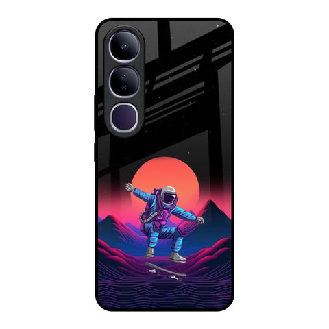Retro Astronaut Glossy Case for Vivo Y300 5G
