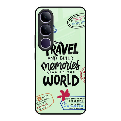 Travel Stamps Glossy Case for Vivo Y300 5G