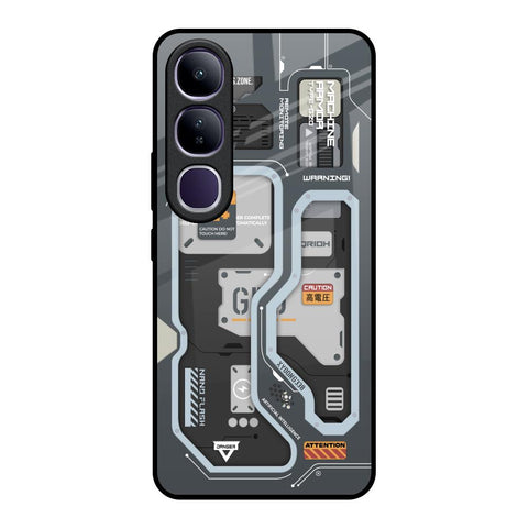 Retro Futuristic Glossy Case for Vivo Y300 5G