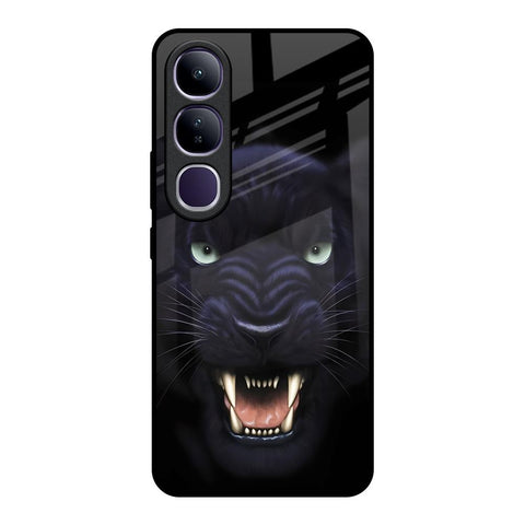 Angry Black Tiger Glossy Case for Vivo Y300 5G