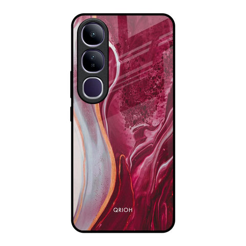 Crimson Ruby Glossy Case for Vivo Y300 5G