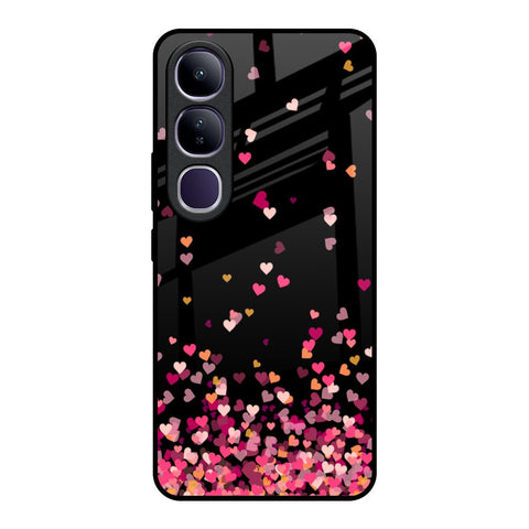 Heart Rain Fall Glossy Case For Vivo Y300 5G