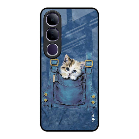 Kitty In Pocket Glossy Case For Vivo Y300 5G