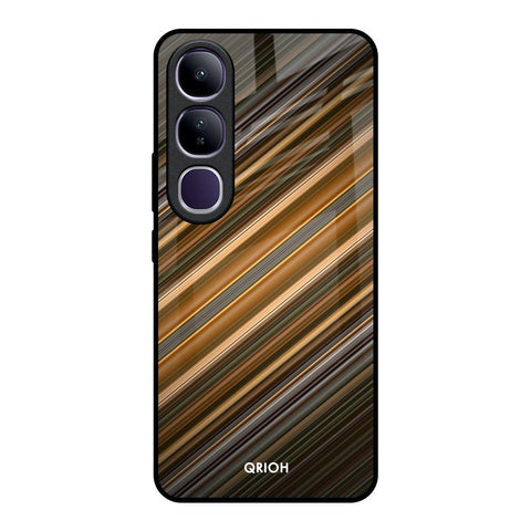 Diagonal Slash Pattern Glossy Case for Vivo Y300 5G