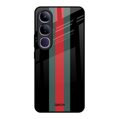 Vertical Stripes Glossy Case for Vivo Y300 5G