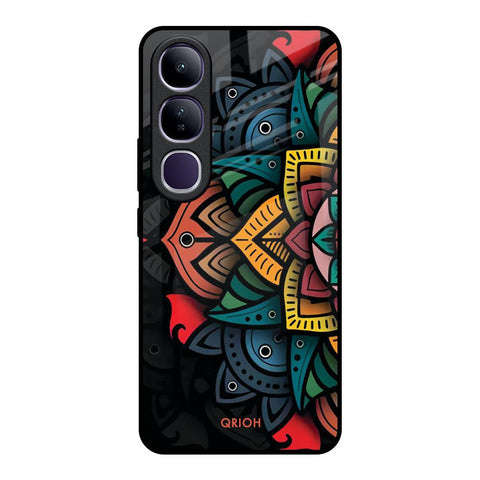 Retro Gorgeous Flower Glossy Case for Vivo Y300 5G