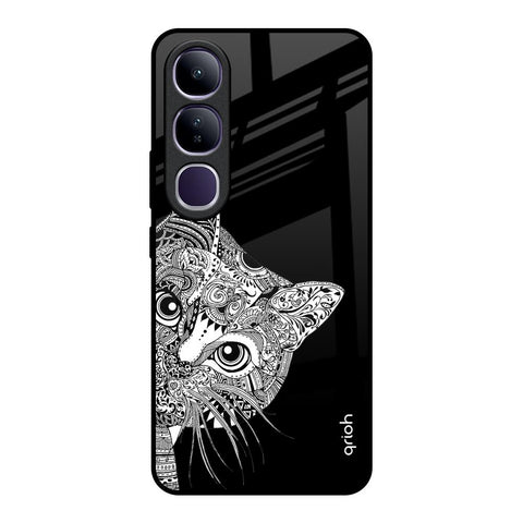 Kitten Mandala Glossy Case for Vivo Y300 5G