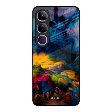 Multicolor Oil Painting Glossy Case for Vivo Y300 5G