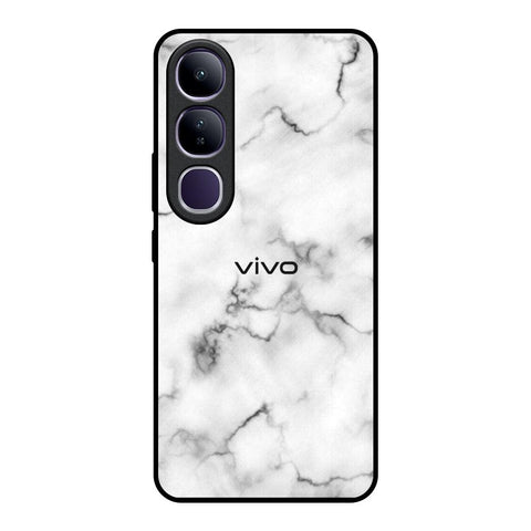 Satin White Marble Glossy Case for Vivo Y300 5G
