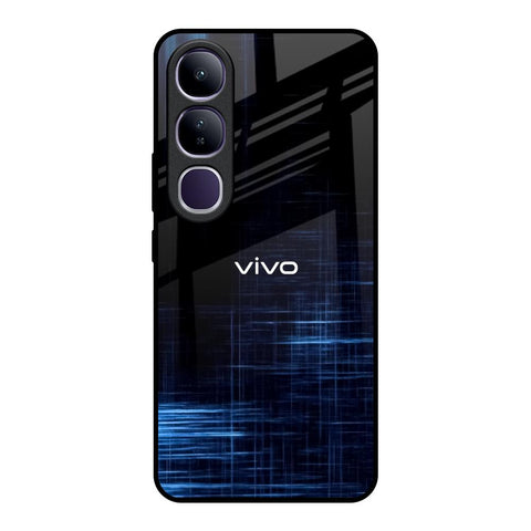 Blue Scratch Glossy Case for Vivo Y300 5G