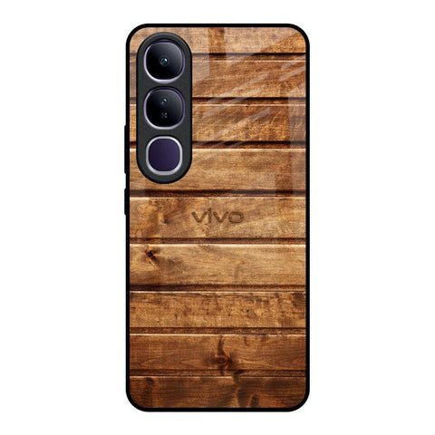 Wooden Planks Glossy Case for Vivo Y300 5G