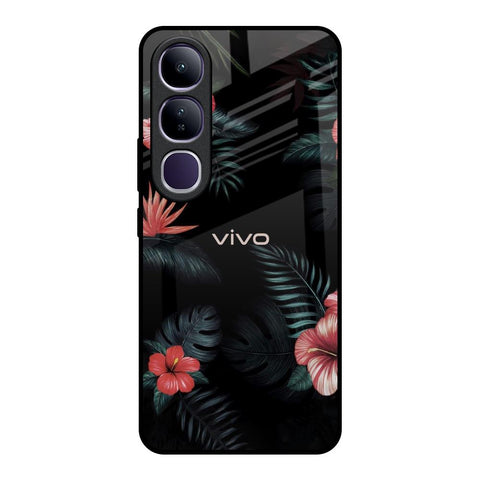 Tropical Art Flower Glossy Case for Vivo Y300 5G