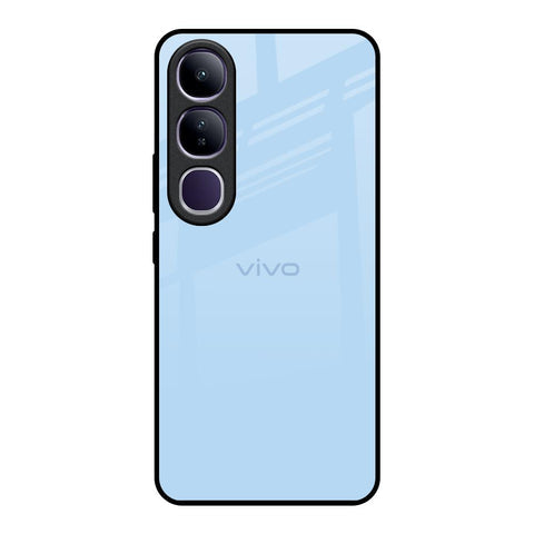 Pastel Sky Blue Glossy Case for Vivo Y300 5G