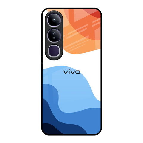 Wavy Color Pattern Glossy Case for Vivo Y300 5G