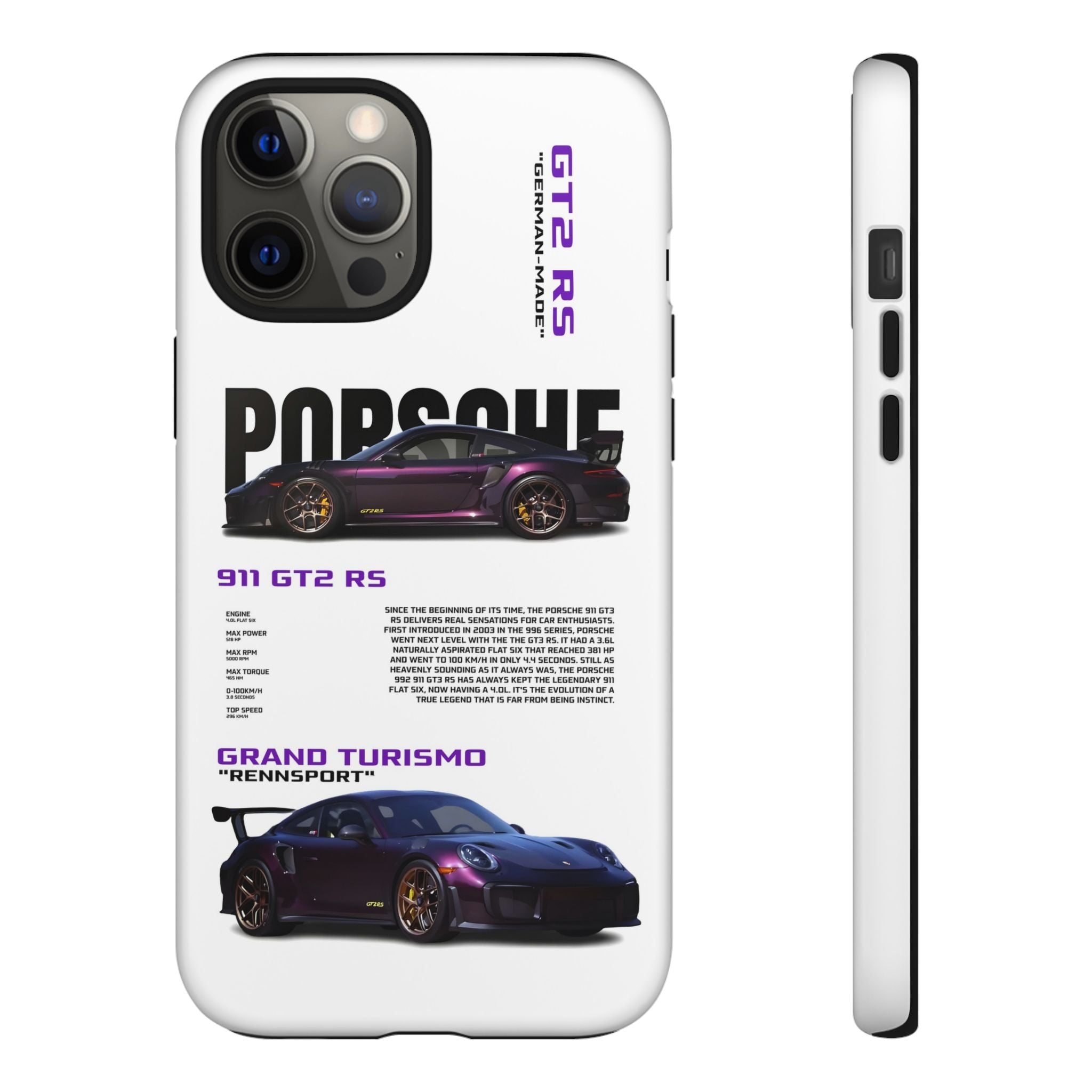 Violet Velocity Tough Case  Available For All iPhone Models