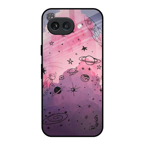 Space Doodles Glossy Case for Google Pixel 9A