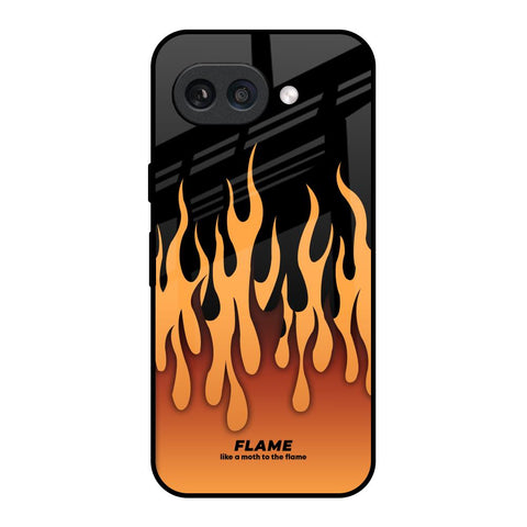 Fire Flame Glossy Case for Google Pixel 9A