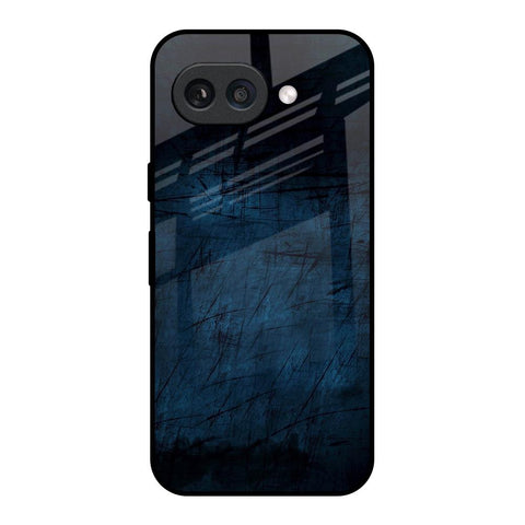Dark Blue Grunge Glossy Case for Google Pixel 9A