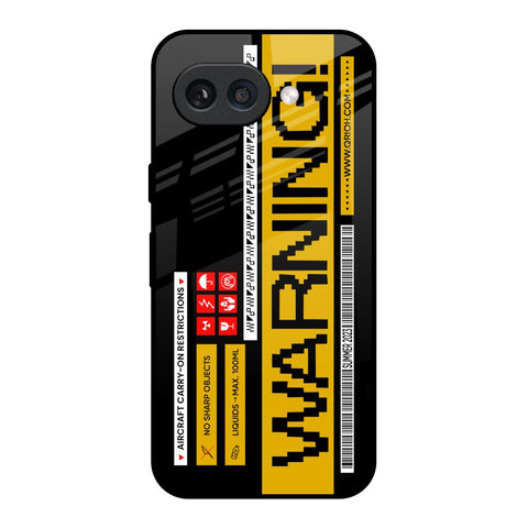 Aircraft Warning Glossy Case for Google Pixel 9A