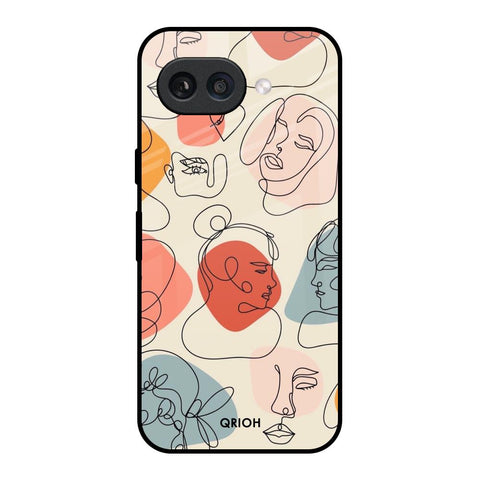 Abstract Faces Glossy Case for Google Pixel 9A