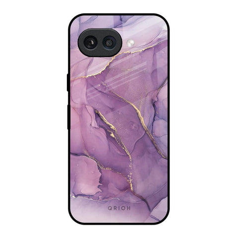 Purple Gold Marble Glossy Case for Google Pixel 9A