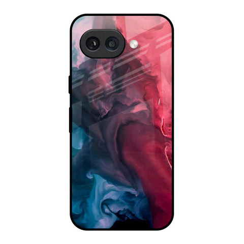 Blue & Red Smoke Glossy Case for Google Pixel 9A