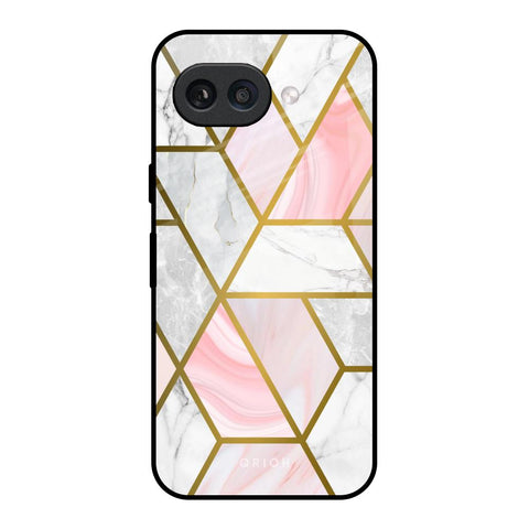 Geometrical Marble Glossy Case for Google Pixel 9A