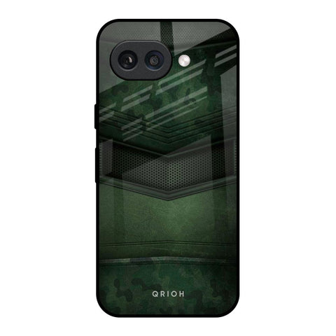 Green Leather Glossy Case for Google Pixel 9A